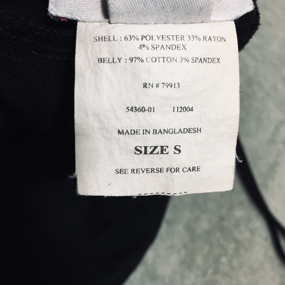Two Heart Maternity Pleated Black Skirt Small - Picture 7 of 7